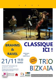 Classique Ici ! Trio Bizkaia